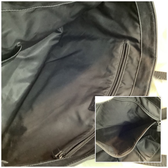 🖤GUCCI 337070 Techno with Web Detail Black Canvas ToTE🖤GENDERLESS - Picture 12 of 12